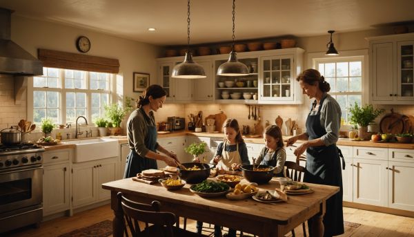 Preparer un plat familial chaleureux et convivial