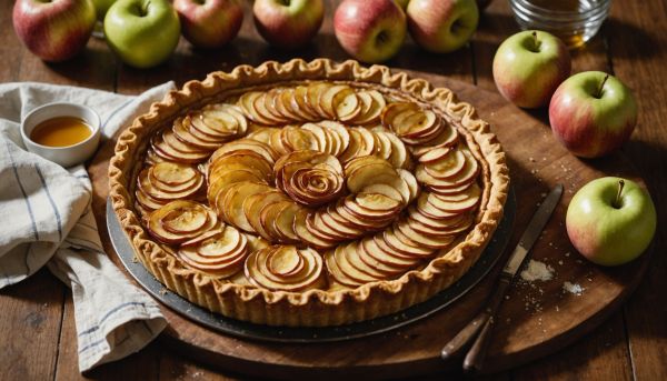 Recette traditionnelle de tarte aux pommes