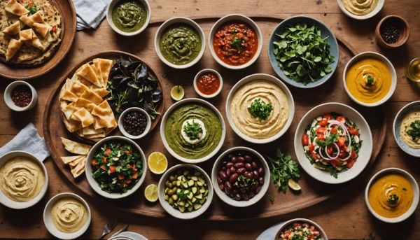 Specialites du Moyen Orient savoureuses