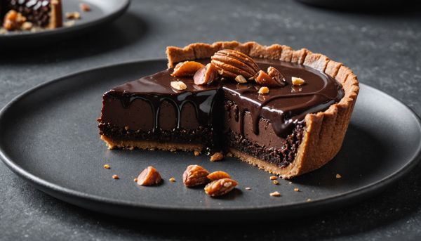 Tarte au chocolat fondant et croustillant